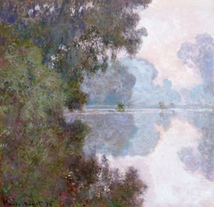 Ochtend aan de Seine, nabij Giverny door Claude Monet