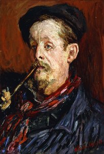 Portret van Leon Peltier, 1879 door Claude Monet