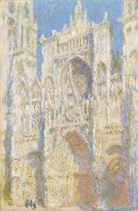 Kathedraal van Rouen, westgevel, zonlicht door Claude Monet