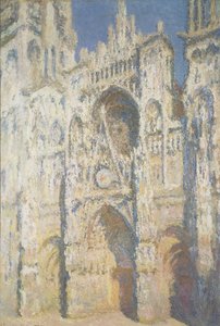 Kathedraal van Rouen in volle zonlicht: Harmonie in blauw en goud, 1894 door Claude Monet