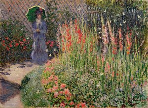 Ronde bloembed (Corbeille de fleurs), 1876