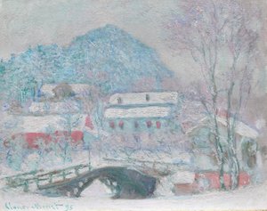 Sandvika, Noorwegen, 1895 door Claude Monet