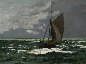 Zeegezicht, storm