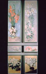 Set van deurpanelen door Claude Monet