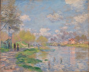 Lente op het Ile de La Grande Jatte