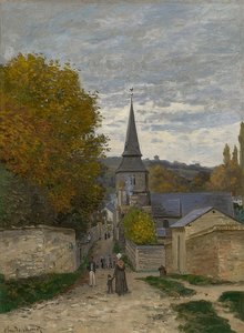 Straat in Sainte-Adresse. 1867