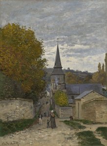 Straat in Sainte-Adresse, 1867