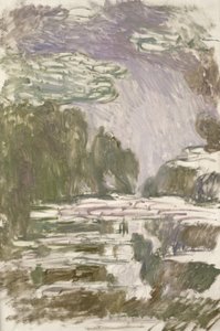 Studie voor de Waterlelies, 1907 door Claude Monet
