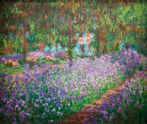 De tuin van de kunstenaar in Giverny