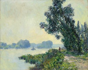 Het jaagpad bij Granval, 1883 door Claude Monet