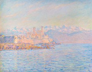 Het oude fort bij Antibes door Claude Monet
