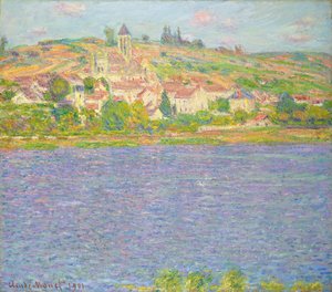Vétheuil in de zon, 1901