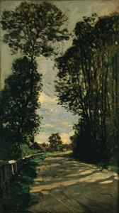 Wandeling (Weg van de boerderij Saint-Siméon) door Claude Monet