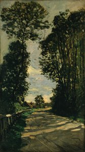 Wandelweg van de Boerderij Saint-Siméon, 1864 door Claude Monet