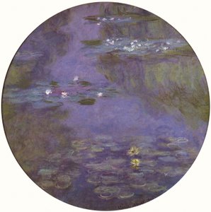 Waterlelie rondel door Claude Monet