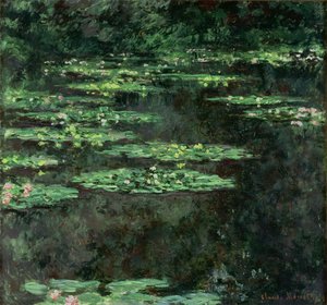 Waterlelies door Claude Monet