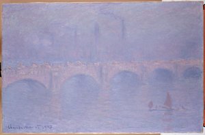 Waterloo Bridge, wazige zonneschijn
