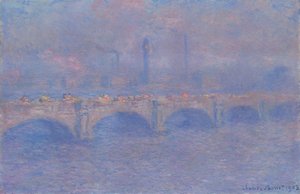 Waterloo Bridge, zonlicht effect