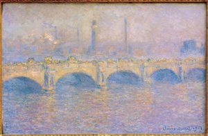 Waterloo Bridge, zonlicht effect