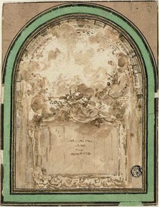 Project voor het Plafond van de Salle de Spectacle de Besancon door Claude Nicolas Ledoux