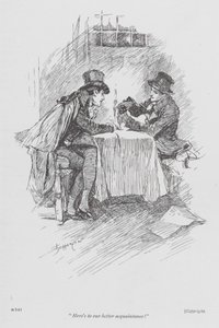 Illustratie voor Lavengro door George Borrow (litho) door Claude Shepperson