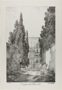 Uitzicht op de Villa d