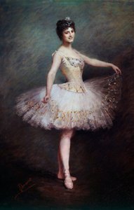 Portret van Carlotta Zambelli (1875-1968), Italiaanse danseres en pedagoog
