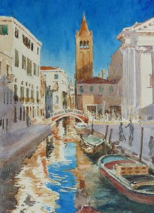 Rio Di S. Barnaba, late namiddag, oudejaarsavond, 2020 door Clive Wilson