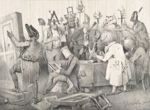 Beroemde schilderjury. Salon van 1841, 20 maart 1841