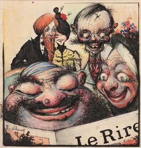 Omslagontwerp voor het tijdschrift Le Rire, 1896