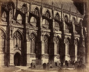 Zuidzijde Beverley Minster door Col. Alfred Capel Cure