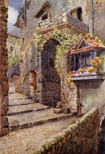 Middeleeuwse huizen, Alatri door Commendator Formilli