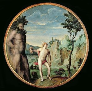 Perseus die Atlas in Steen Verandert door Congnet