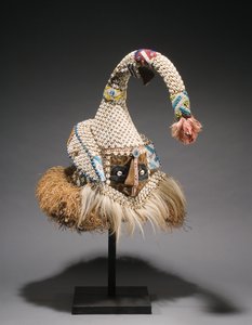 Kuba helm masker door Congolese Congolese