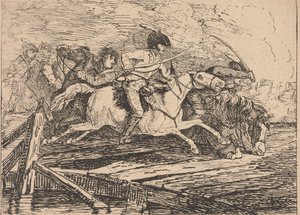 Cavalerie die Aanvalt door Conrad Gessner