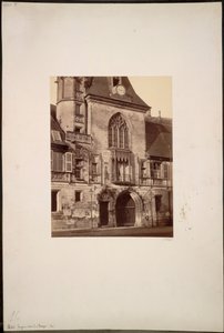 Hotel Jacques Coeur in Bourges, ca. 1865
