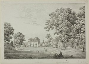 Het kasteel van Bagatelle in het Bois de Boulogne