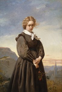 Melancholie van de liefde door Constant Mayer