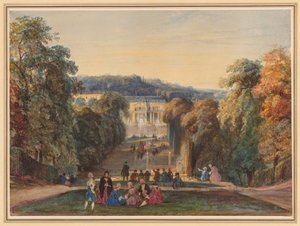In het park van Saint Cloud