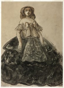 Staande vrouw
