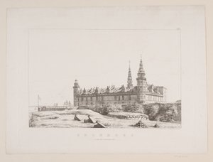Deens: Kronborg gezien vanaf de noordwestkant
