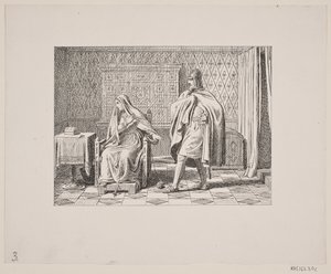 Illustratie voor Svend Grundtvig, "Marsk Stig: Deense volksballade uit de 13e eeuw", 1861