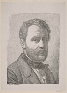 Portret van Wilhelm Marstrand door Constantin Hansen