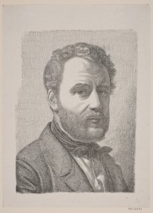 Portret van Wilhelm Marstrand door Constantin Hansen
