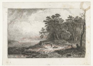 Landschap met herder
