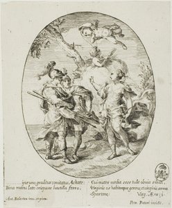 Aeneas, Venus en Achates