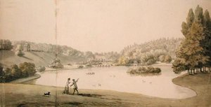 Stourhead, c.1780 door Copplestone Warre Bamfylde