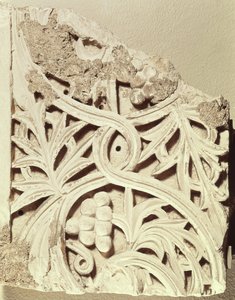 Fragment van een fries, uit het klooster van Apa Jeremias, Sakkara door Coptic Coptic