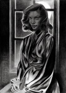 Klassieke noir-vrouw