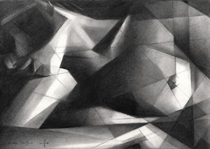 Dramatische geometrische figuur